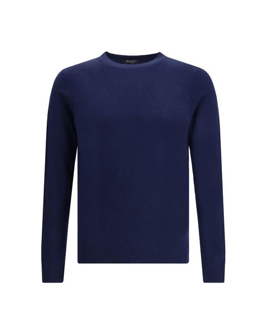 Men's Blue Crewneck Jumper