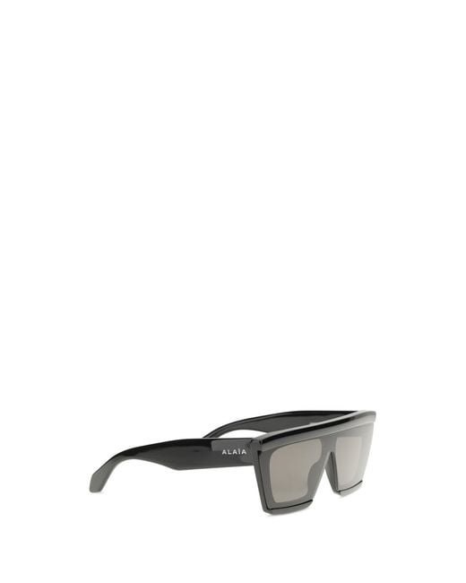 Alaïa Gray Alaã¯A Mask Sunglasses