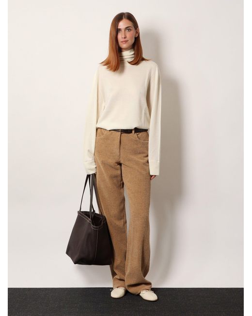 The Row White Cashmere Knitwear