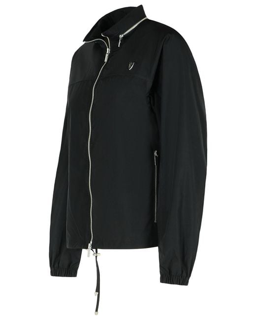 Burberry Black Cotton Blend Jacket