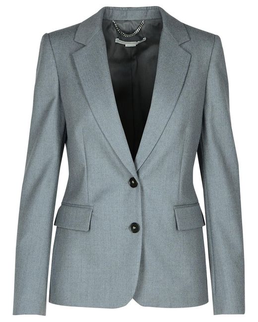 Women's Grey Wool Blazer