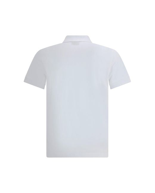 Fendi White Cotton Polo for men