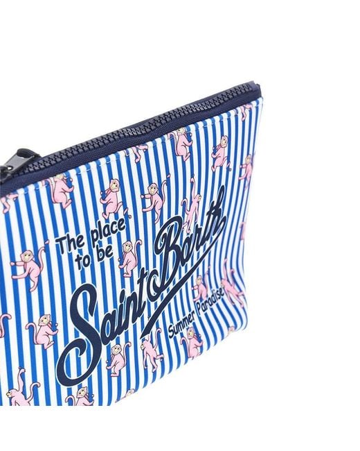 Mc2 Saint Barth Blue 'Aline' Neoprene Pouch for men