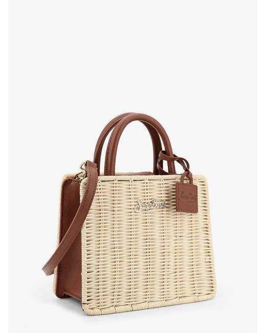 Mc2 Saint Barth Metallic Shop Bag Mini Crossbody