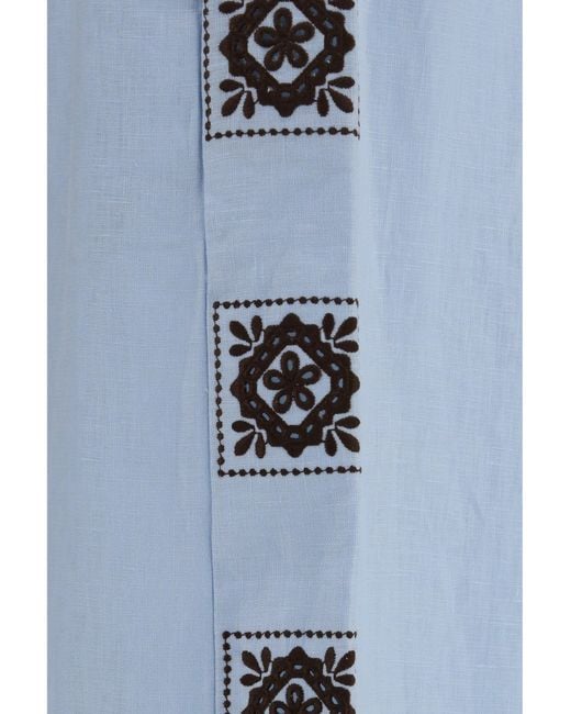 ALÉMAIS Blue Grace Pants Pale