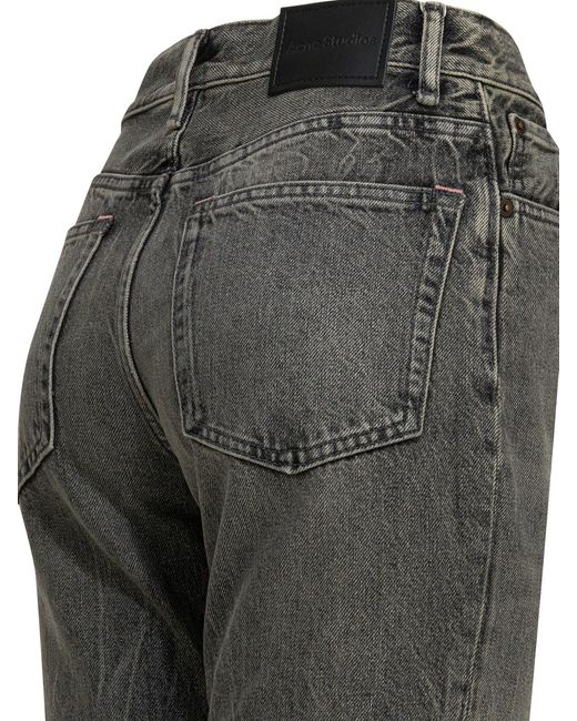 Acne Gray 2025f Gothik Jeans Black