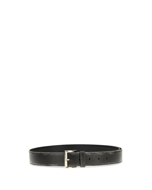 Prada Black Leather Belt