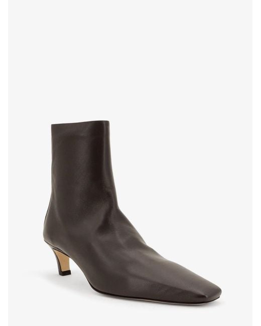 Totême White Leather Boots