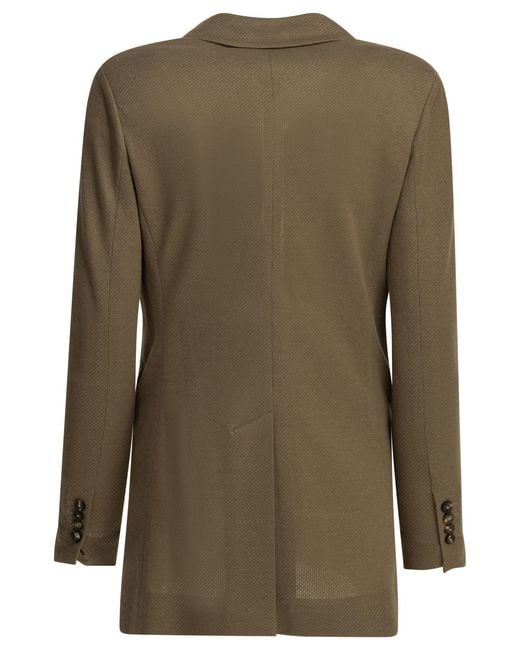 Circolo 1901 Green Cotton Linen Jacket