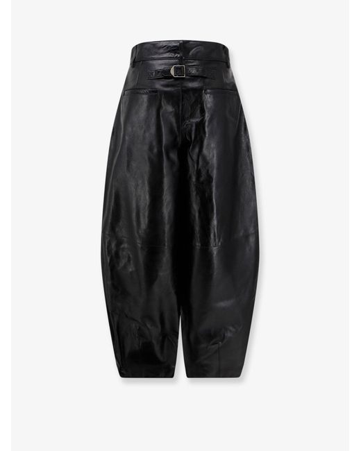 Soeur Black Julien Leather Trousers