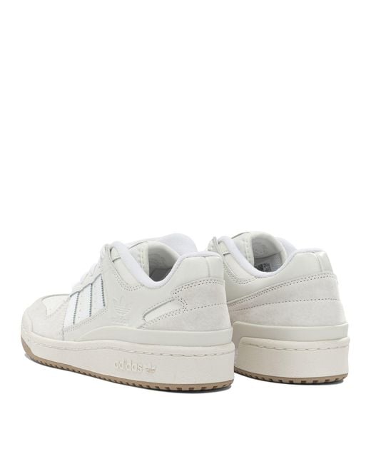Adidas Originals White "Forum Low Classic" Low Sneakers