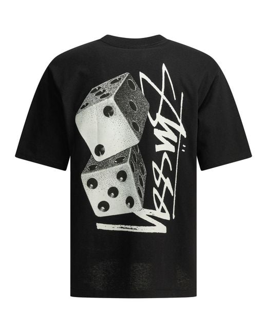 Stussy Black T-Shirt for men