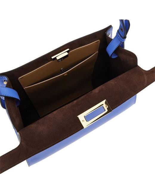 Fendi Blue Leather Medium Way' Bag