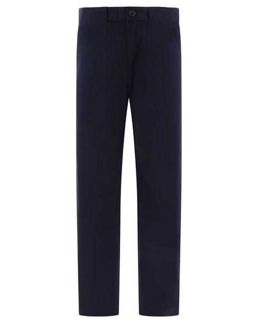 ANDBLUE Blue Hammer Trousers for men