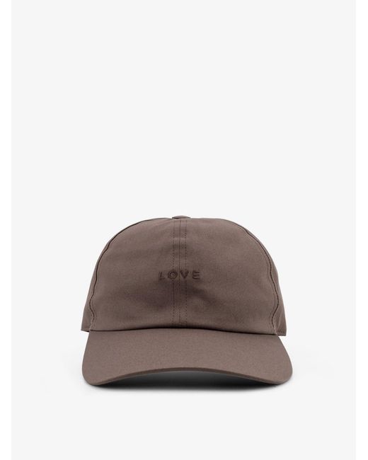 Men's Brown Cotton Blend Hat