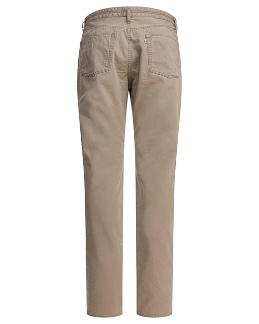Nonnative Natural Five-Pocket Cotton Pants Trousers for men