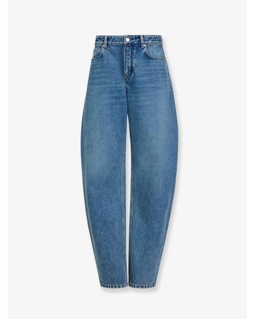 Alaïa Blue Denim Jeans