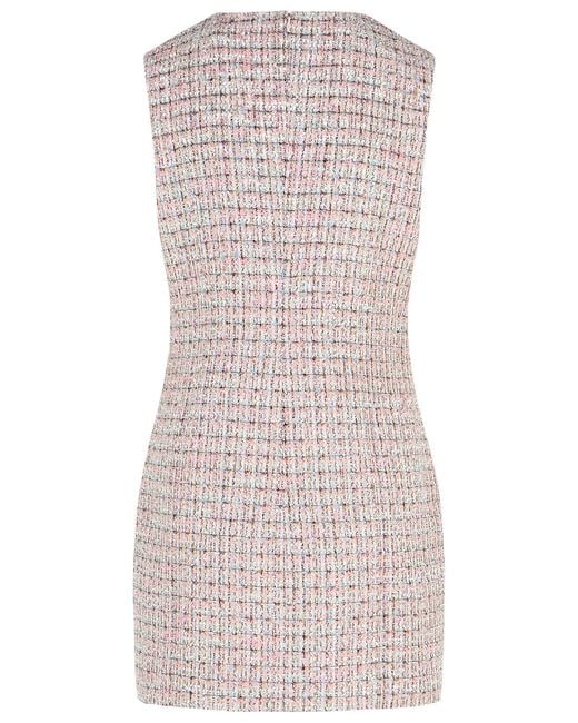 Self-Portrait Multicolor Self Portrait Sleeveless Polyester Mini Dress