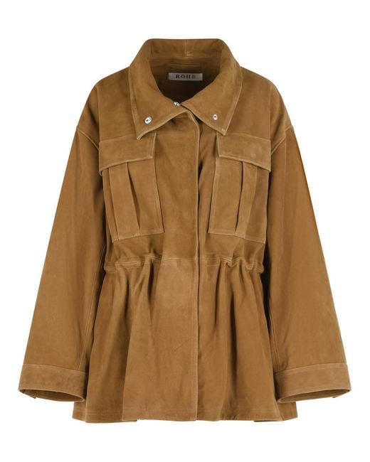Rohe Brown Suede Jacket