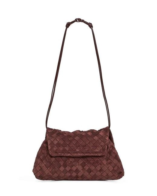 Bottega Veneta Red Medium Crossbody Bag