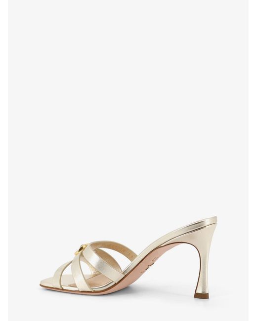 Dior Natural Dior Laminated 30M Leather Sandals