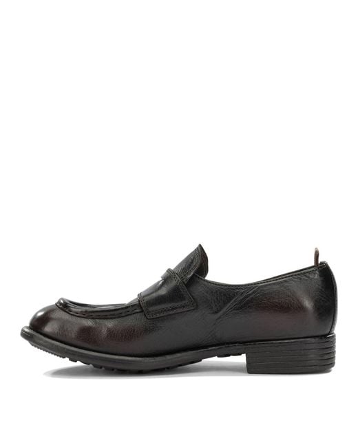 Officine Creative Black Calixte 020 Loafers