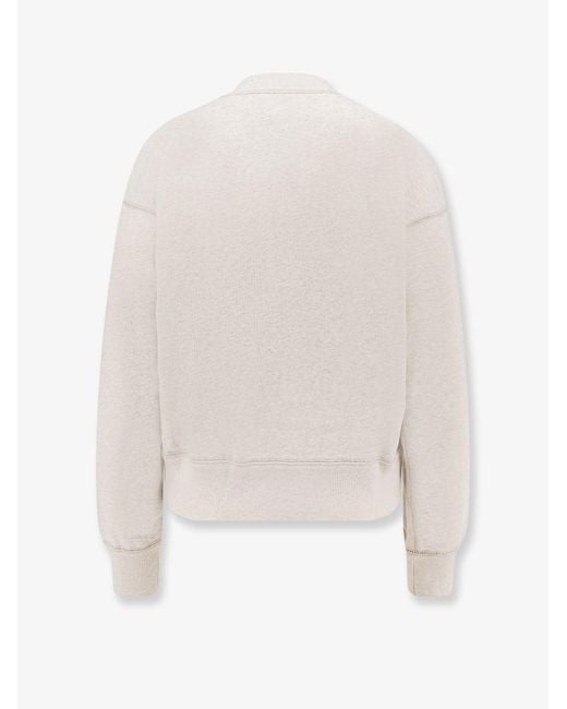 Isabel Marant White Sweatshirt Moby Recycled