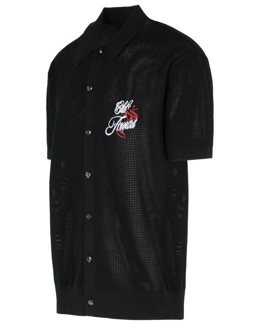 Amiri Black Viscose Blend Sweater for men