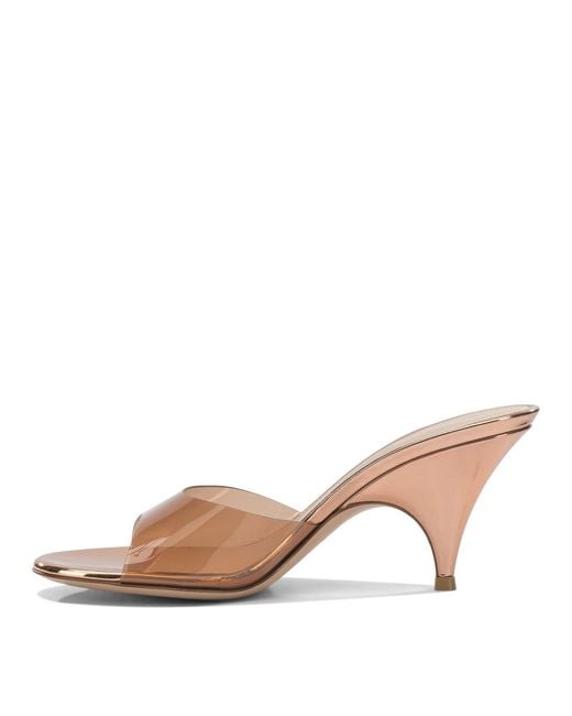 Gianvito Rossi Natural "Sofia 70 Mm" Mules