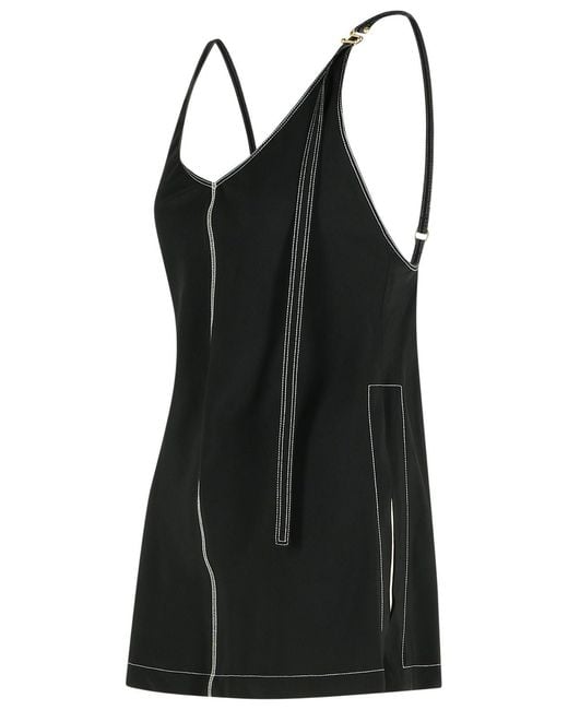 Sportmax Black 'Waser' Viscossa Tank Top