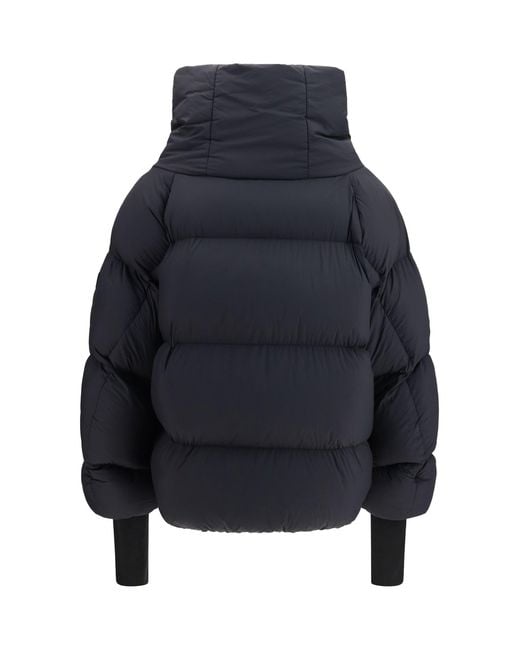 Ganni Blue Future Puffer Jacket Phantom