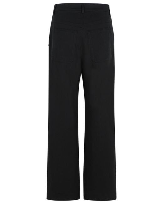 Sportmax Black Era' Cotton Pants