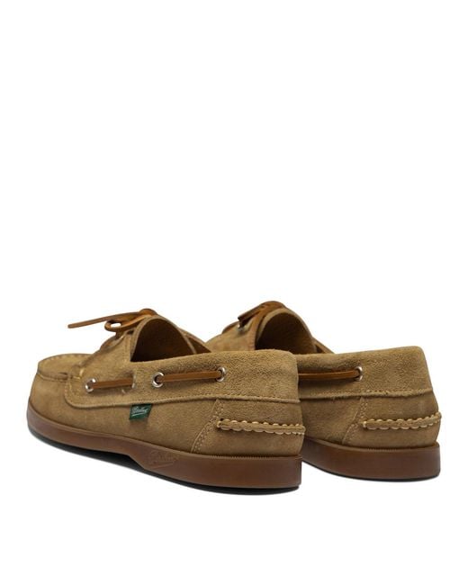 Paraboot Brown "Barth Marine" Lace-Up Loafers for men