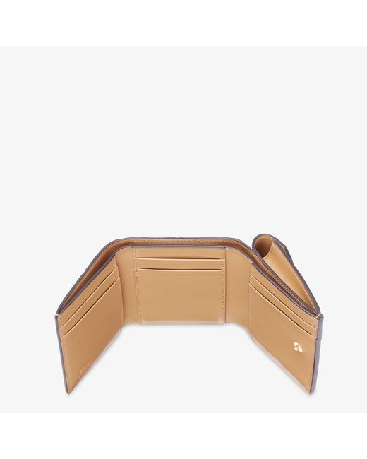 Fendi Natural "Ff Diamonds" Wallet
