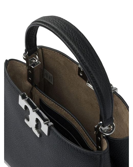 Tory Burch Black Eleanor Mini Leather Handbag