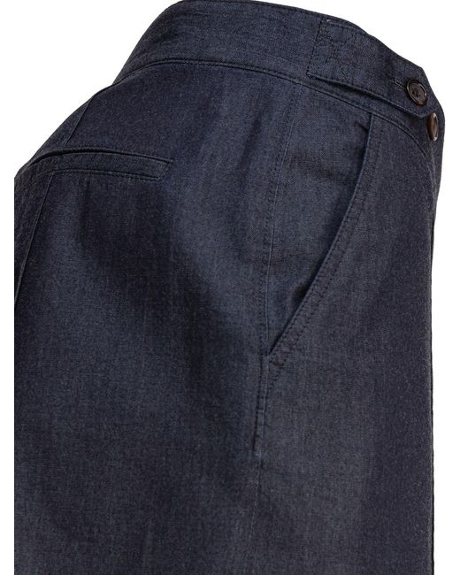 McQueen Blue Shorts for men