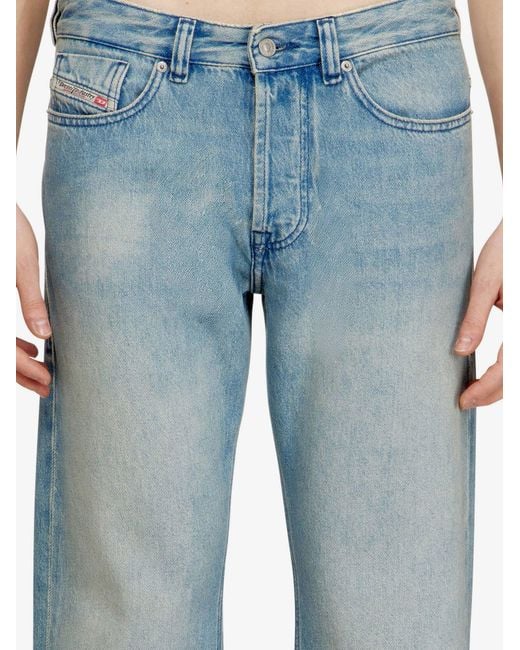 DIESEL Blue 1980 D-Eeper Denim Jeans for men