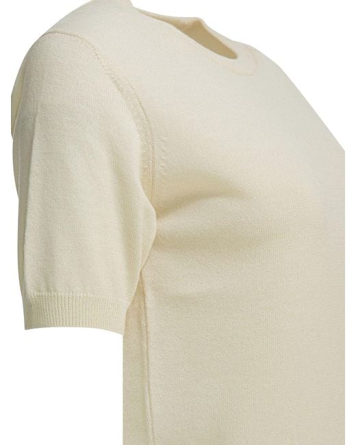 Auralee Natural Cashmere Crewneck Sweater Ivory
