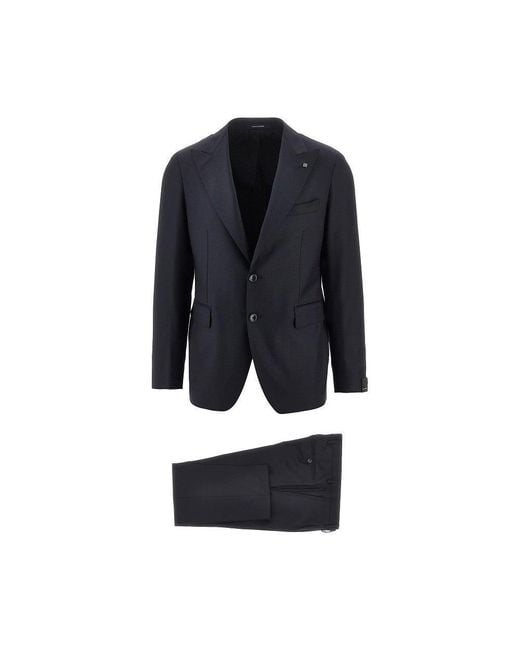 Tagliatore Blue Super 110's Wool Tailored Suit for men