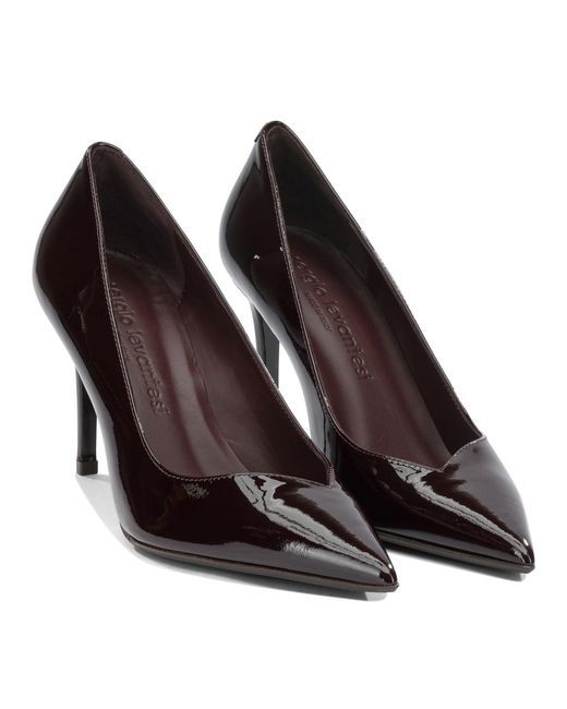 Sergio Levantesi Black Divina 60Mm Pumps Bordeaux
