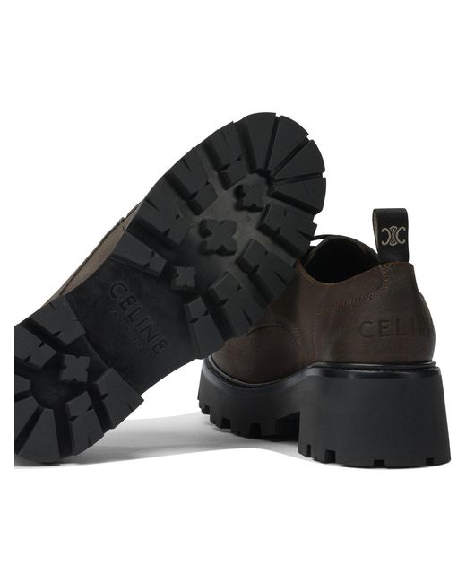 Céline Black Lace-Up Shoes