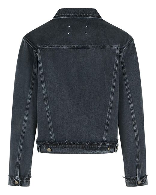 Maison Margiela Blue Cotton Jacket for men