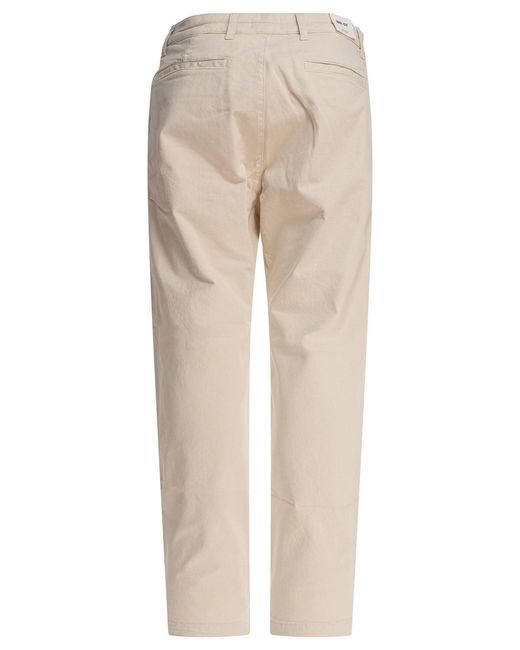 NN07 Natural Aden Trousers White for men