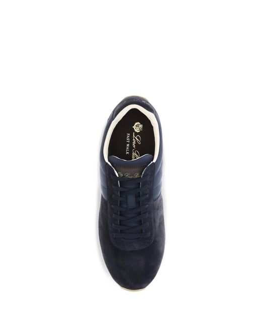 Loro Piana Blue Fast Walk Wind Sneakers for men