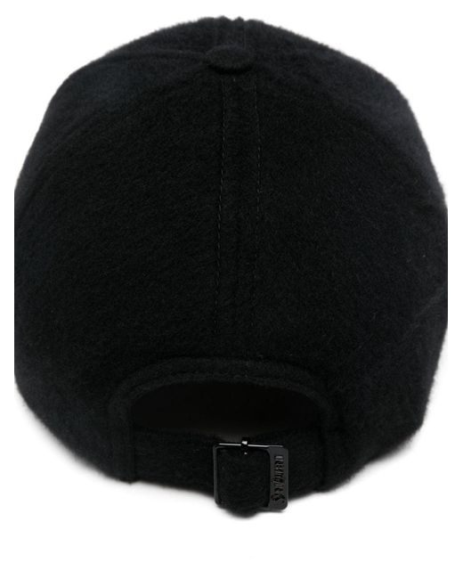 Saint Laurent Black Vintage Trucker Hat for men