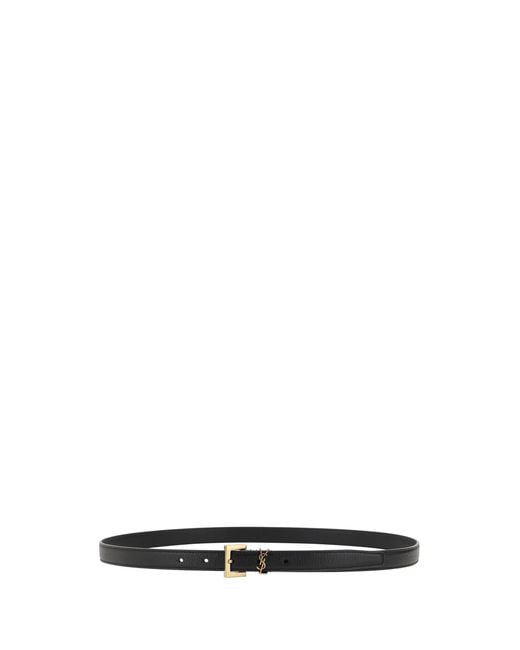 Saint Laurent White Belts E Braces for men