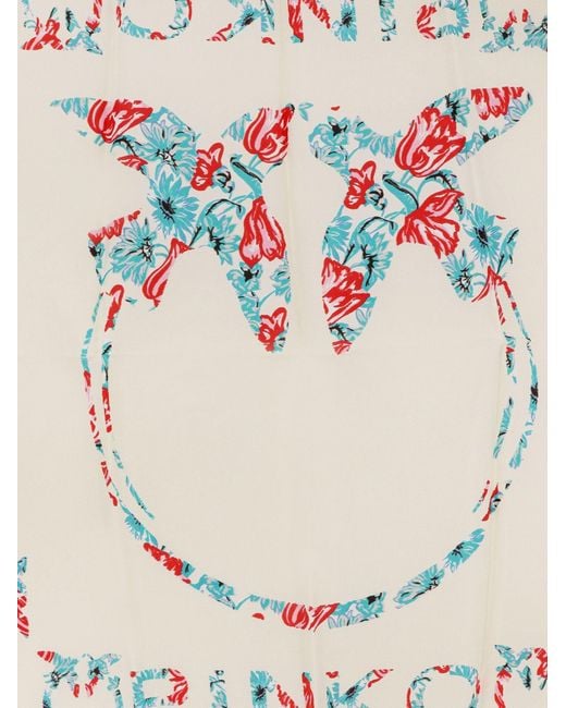 Pinko Blue Foulard Print