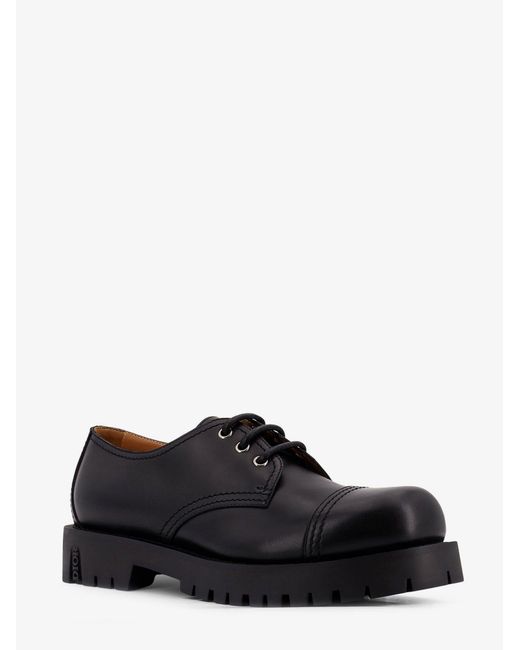 Dior White Dior Dh Dexpiii Leather Lace-Up Shoes for men