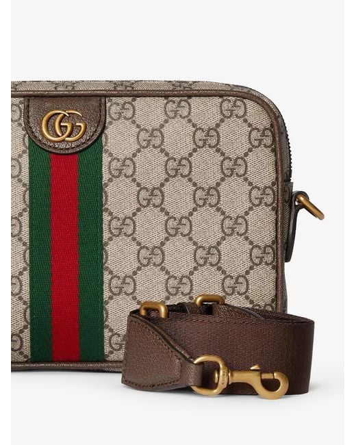 Gucci Gray Ophidia Small Shoulder Bag for men
