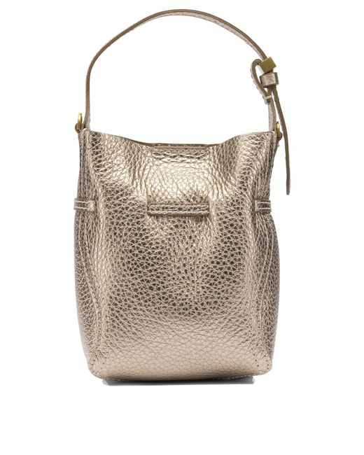 Gianni Chiarini Natural Bronze Leather Handbag